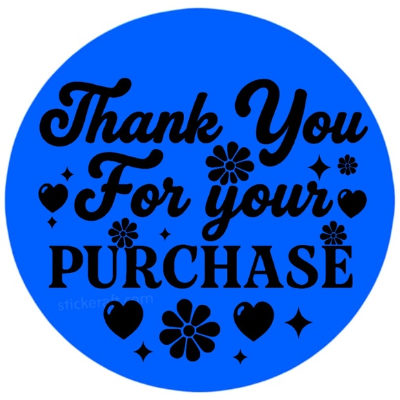 Thank You for Your Purchase Stickers – 2" Round Labels for Packaging – 100 PCS - Picture 4 of 15